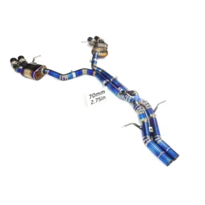 BNB Titaniumz Exhaust High Flow Titanium Straight Pipe System Macan 3.0T