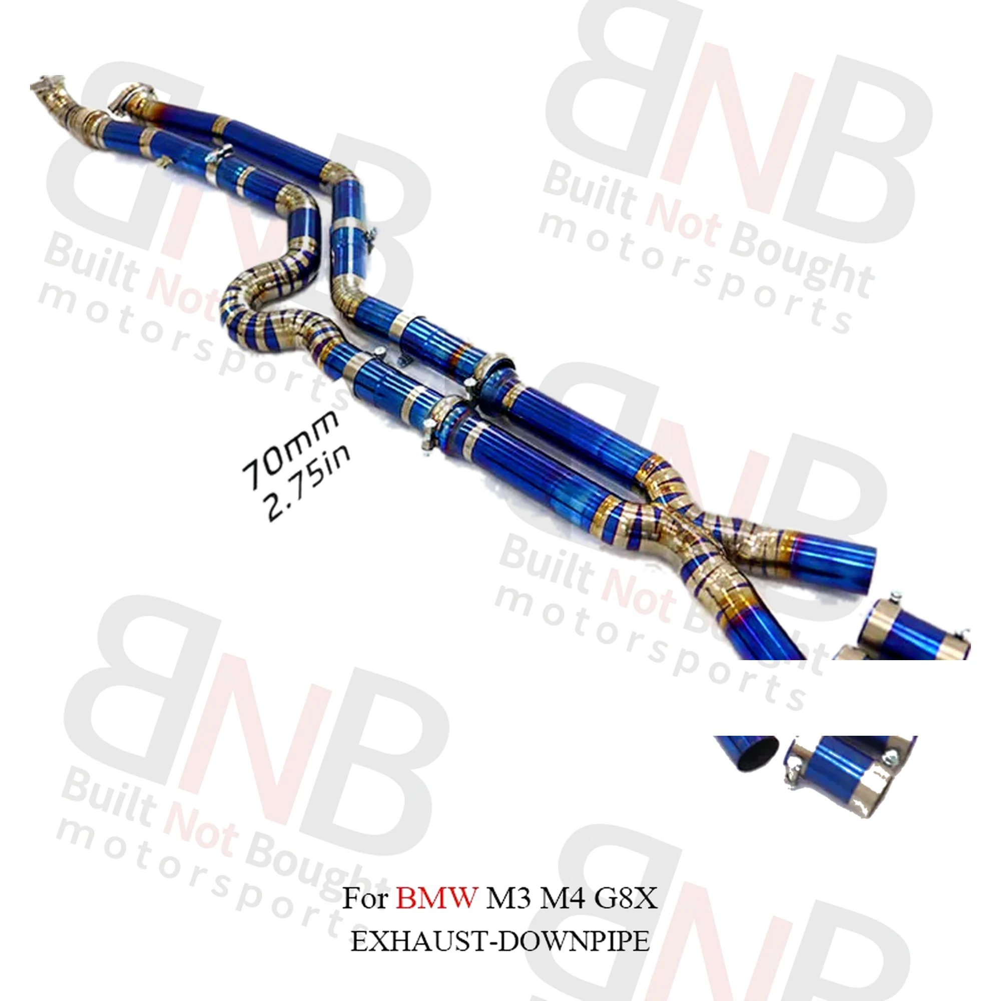 BNB Titaniumz Exhaust Midpipe for BMW M3 M4 G8X