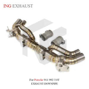 BNB Titaniumz Catback Exhaust for Porsche 911 992 3.0T Valvetronic Titanium