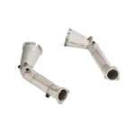 BNB Titaniumz Stainless Steel Exhaust Downpipe for Audi RS6 RS7 C8 Silvery