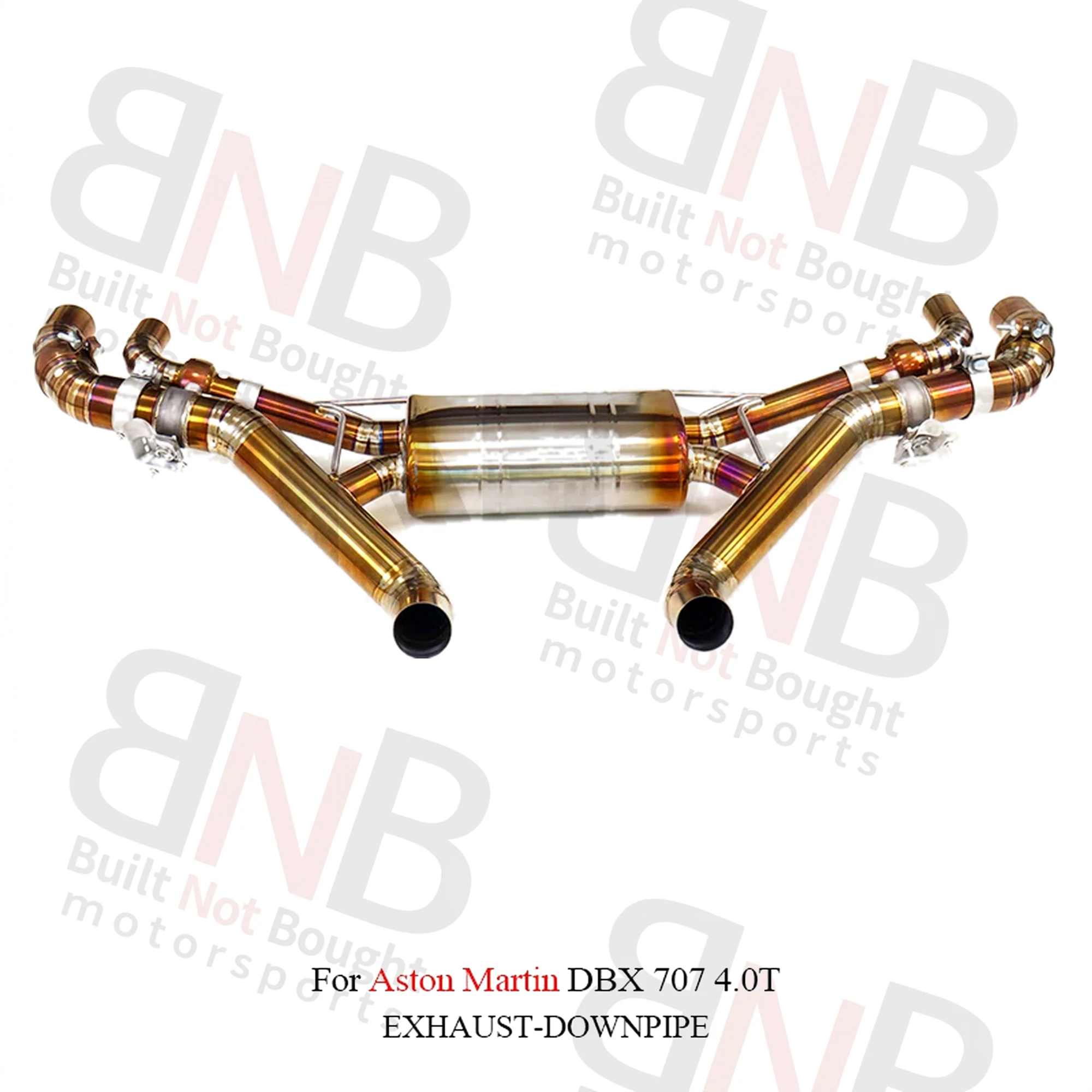 BNB Titaniumz Titanium Exhaust Catback for Aston Martin DBX 707 4.0T Golden