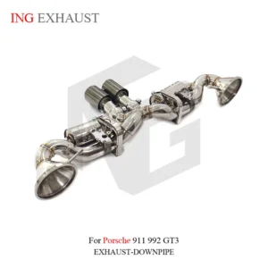 BNB Titaniumz Valved Catback Exhaust System for Porsche 911 992 GT3