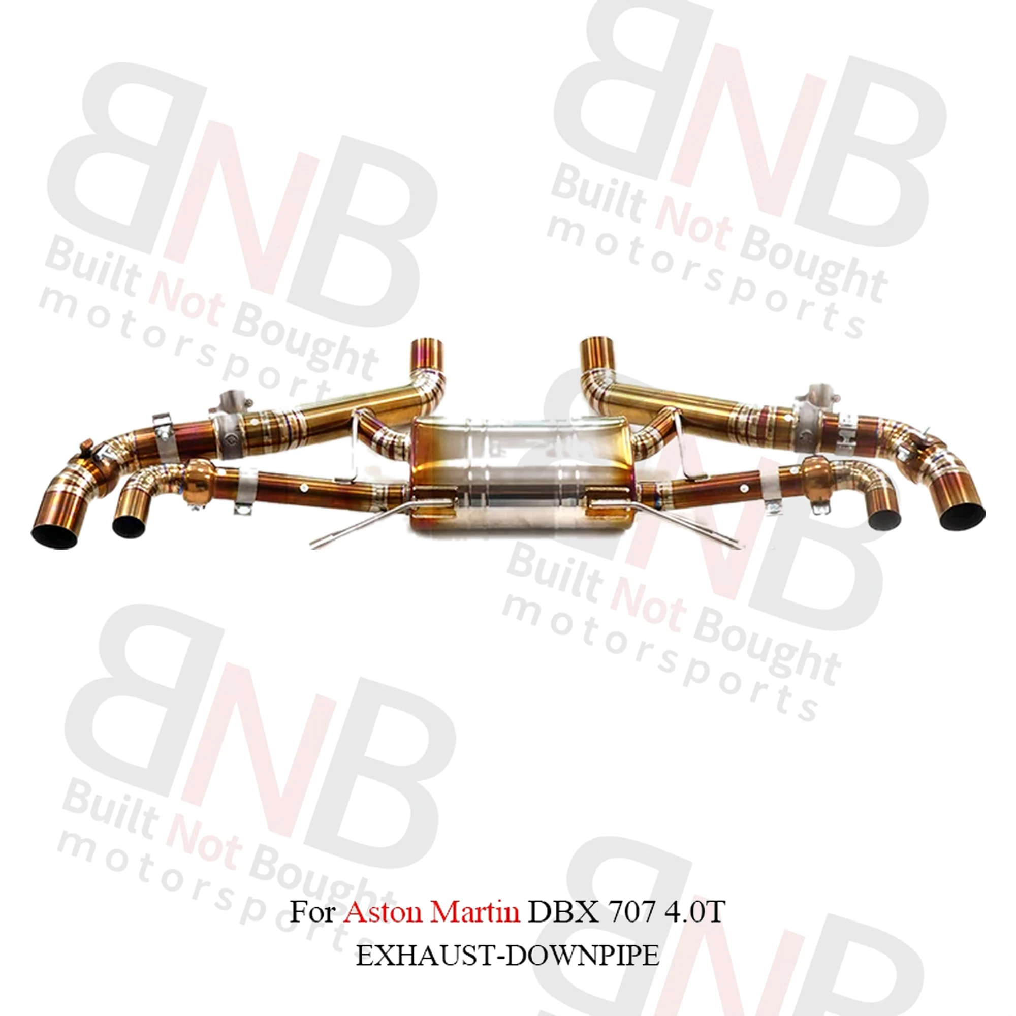 BNB Titaniumz Titanium Exhaust Catback for Aston Martin DBX 707 4.0T Golden