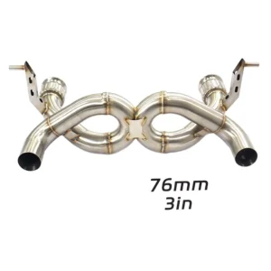 BNB Titaniumz Catback Exhaust for Lamborghini Huracan EVO STO Silver