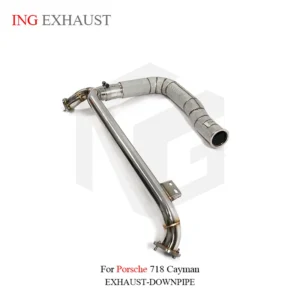 BNB Stainless Steel Exhaust Downpipe for Porsche 718 2.0T 2.5T With Catalytic