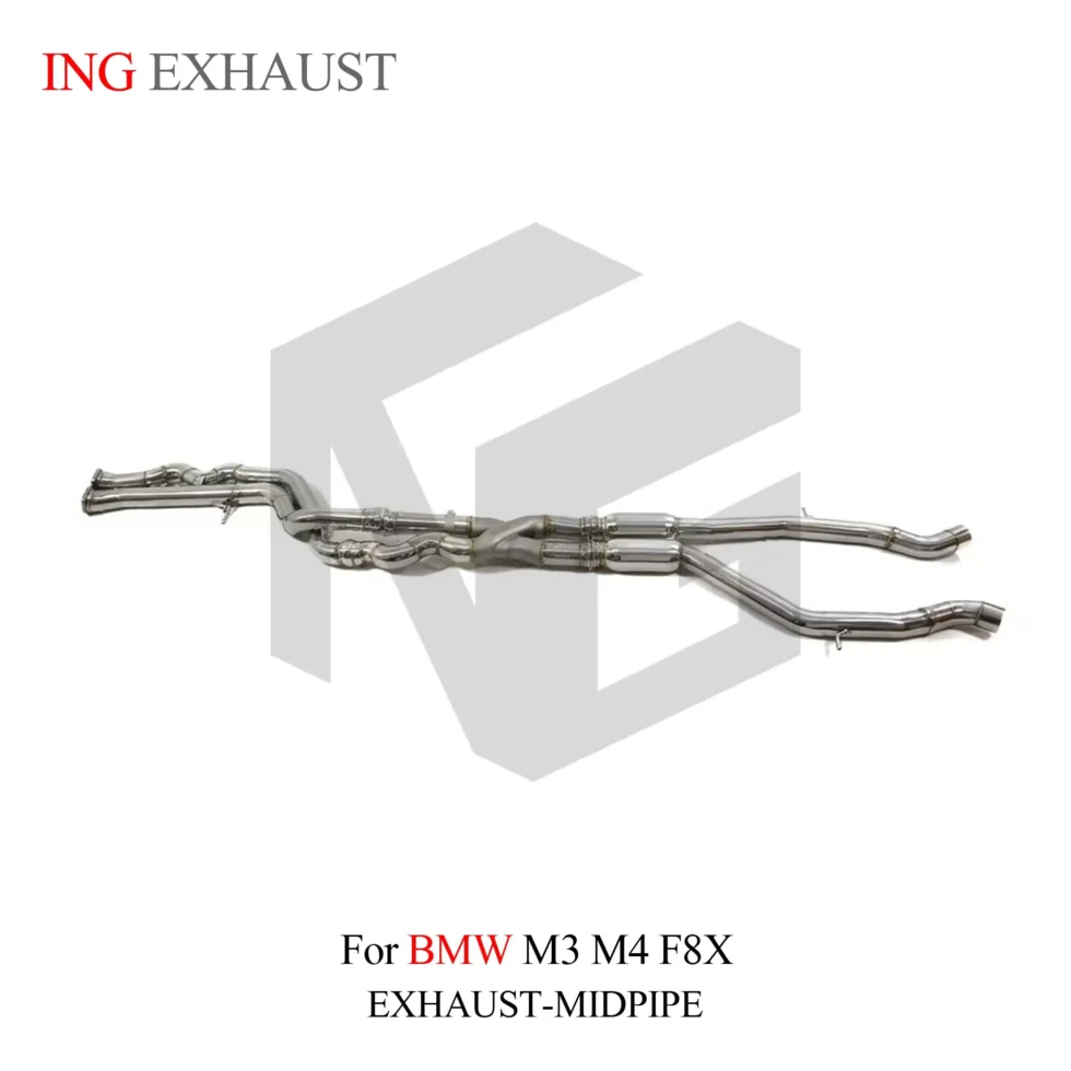 BNB BMW M3 M4 F8X Stainless Steel Midpipe With Z-Pipe
