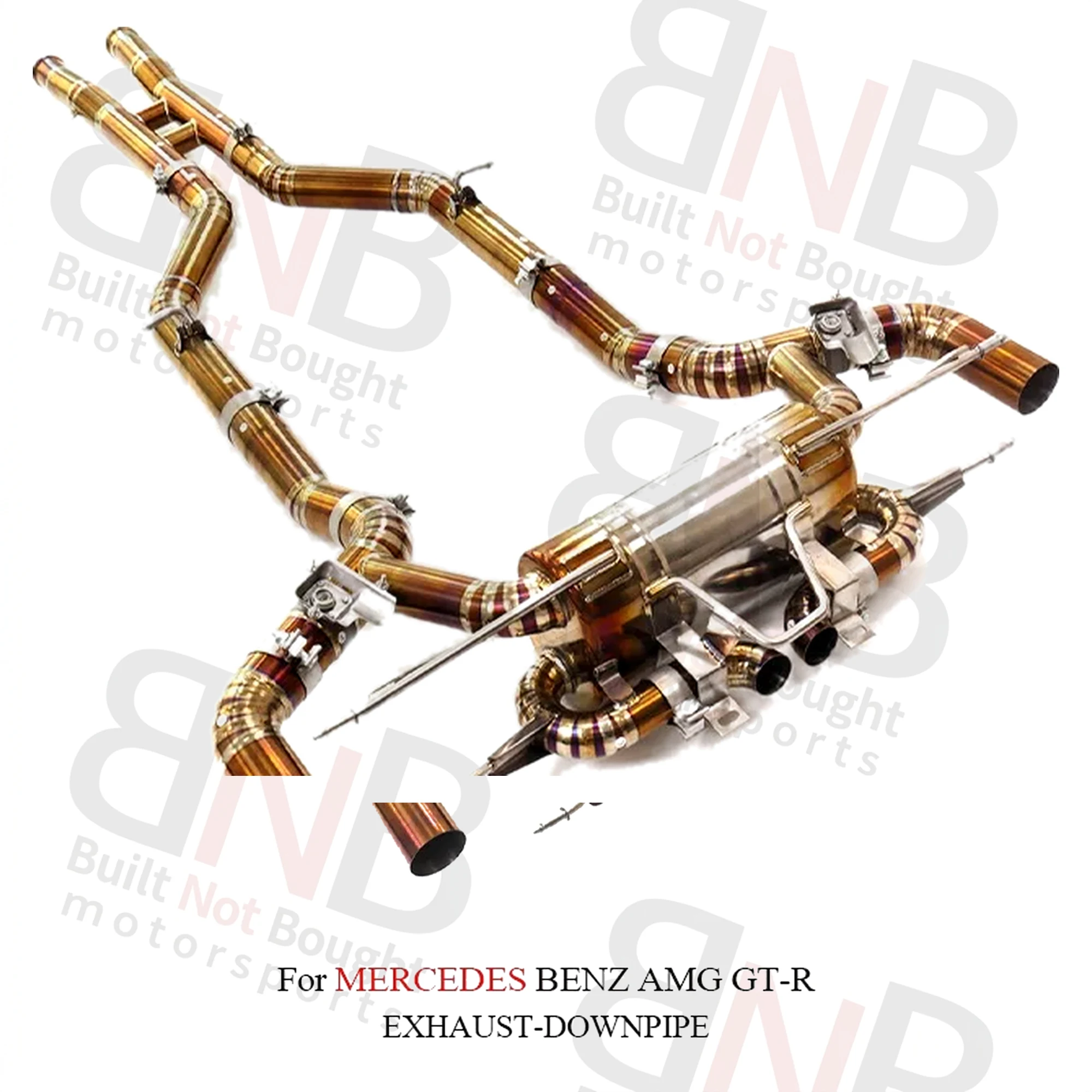 BNB Titaniumz Titanium Valvetronic Exhaust System for Mercedes Benz AMG GT-R
