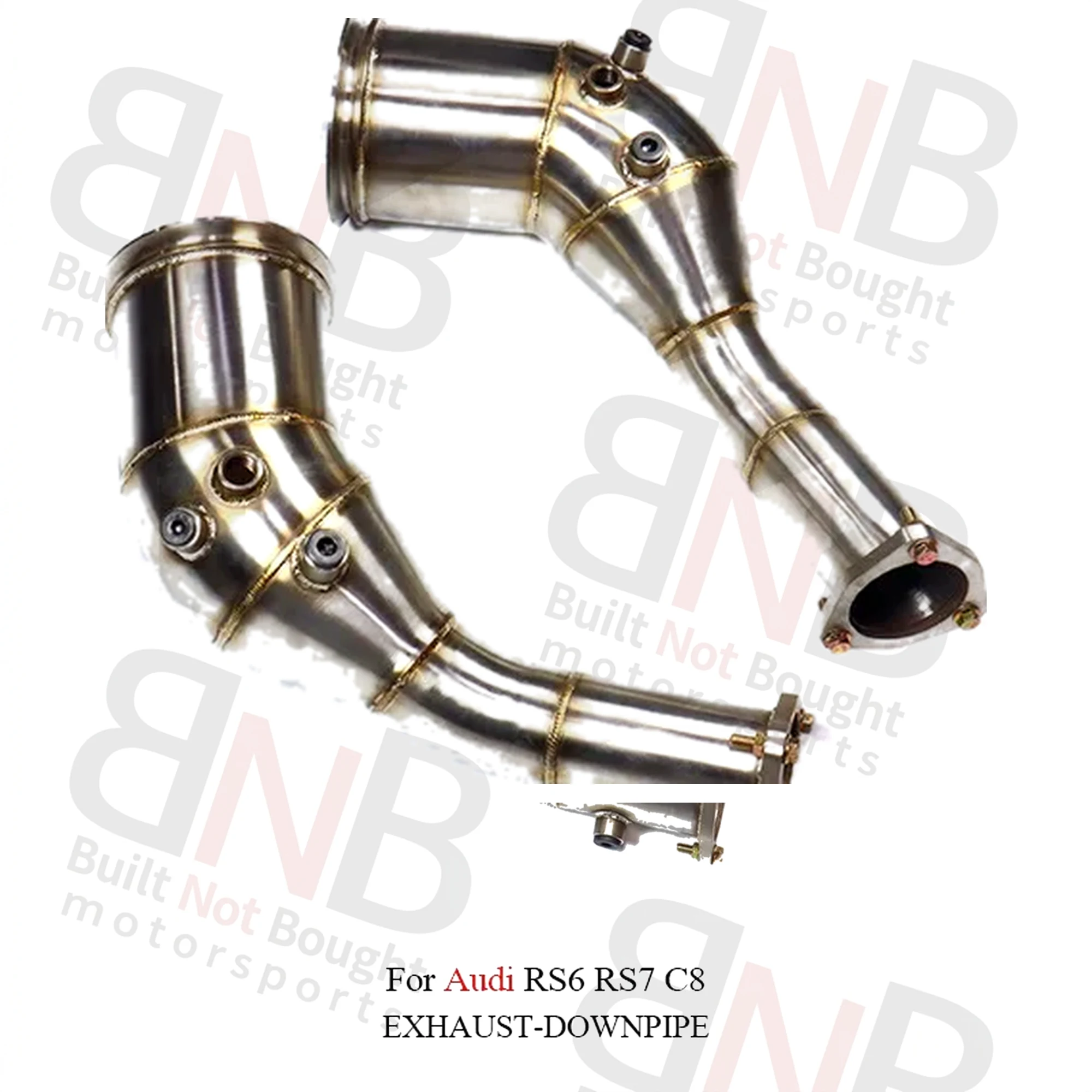 BNB Titaniumz for Audi RS6 RS7 C8 4.0T Downpipe Stainless Steel OPF