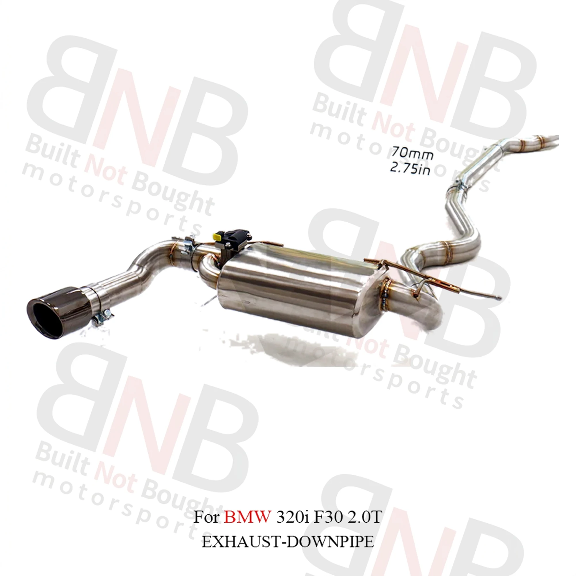 BNB Titaniumz 1.5mm Valved Catback Exhaust BMW 320i F30 2.0T