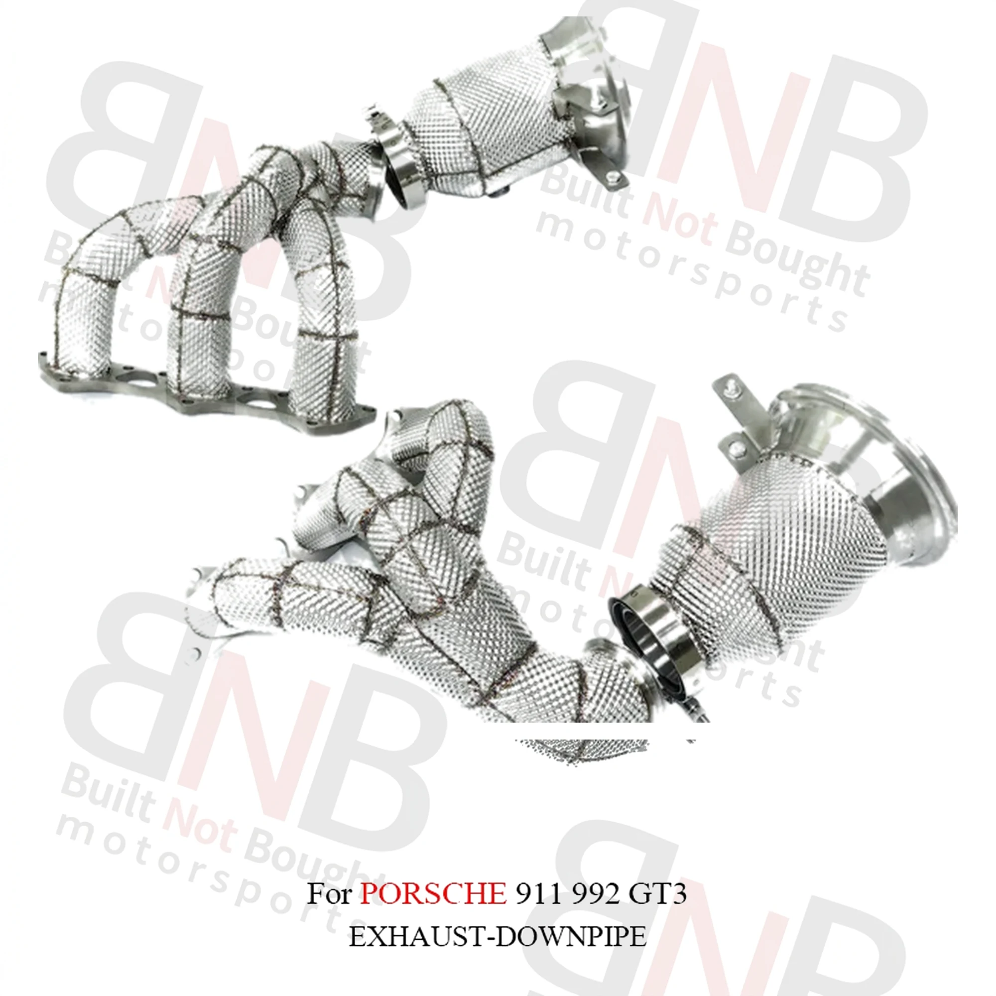 BNB Titaniumz Stainless Steel Exhaust Headers for Porsche 911 992 GT3