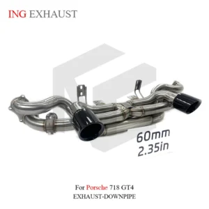 BNB Titaniumz Stainless Catback Exhaust Valves Porsche 718 GTS GT4 4.0T