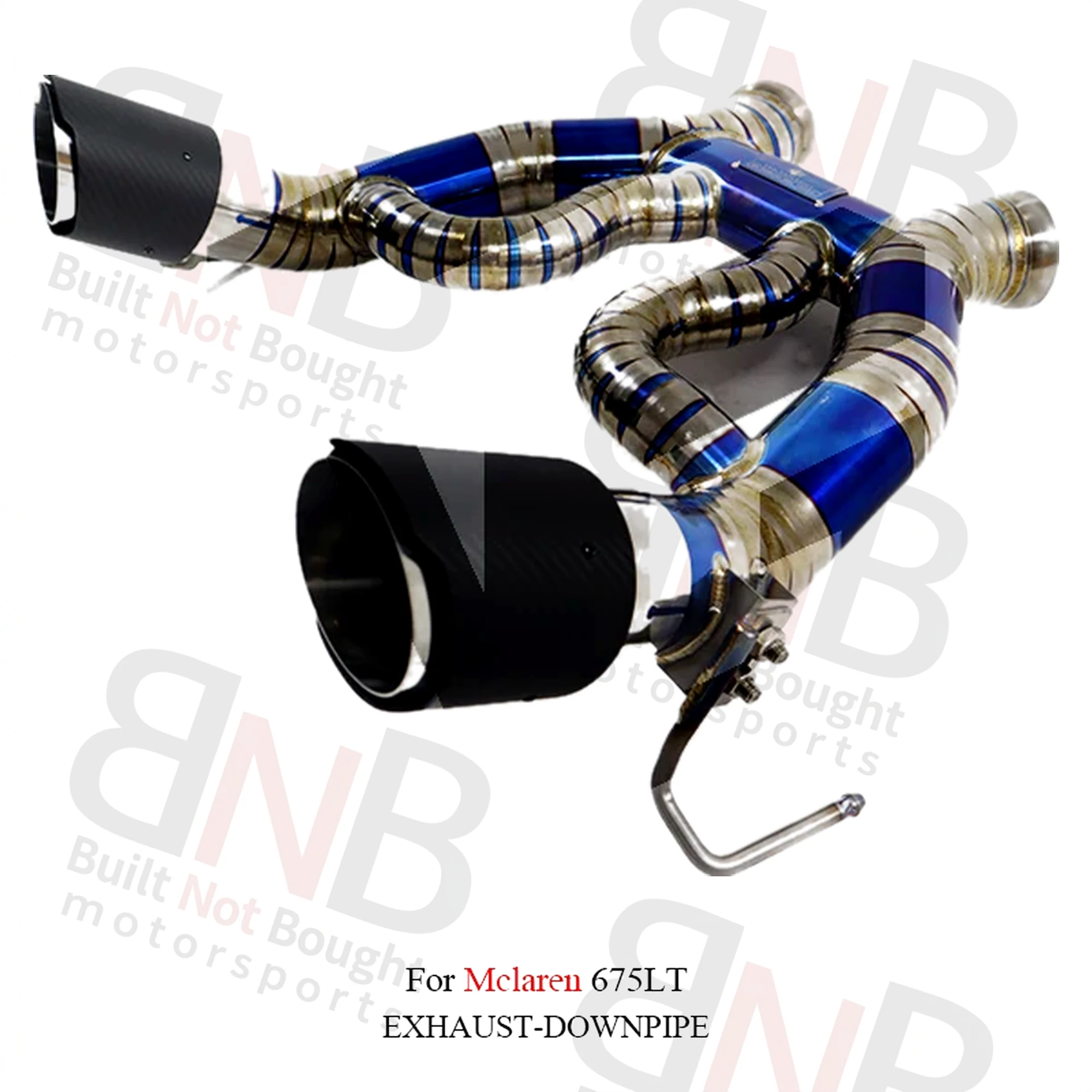 BNB Titaniumz Titanium Catback Exhaust Pipes McLaren 675LT