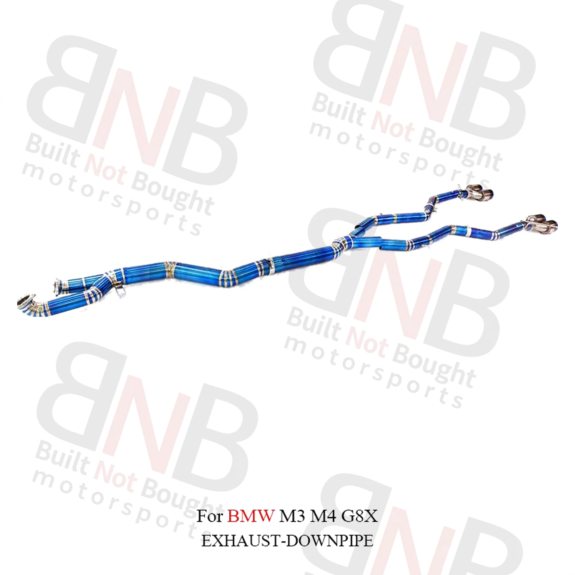 BNB Titaniumz Catback Exhaust with Valve Golden BMW M3 M4 G8X