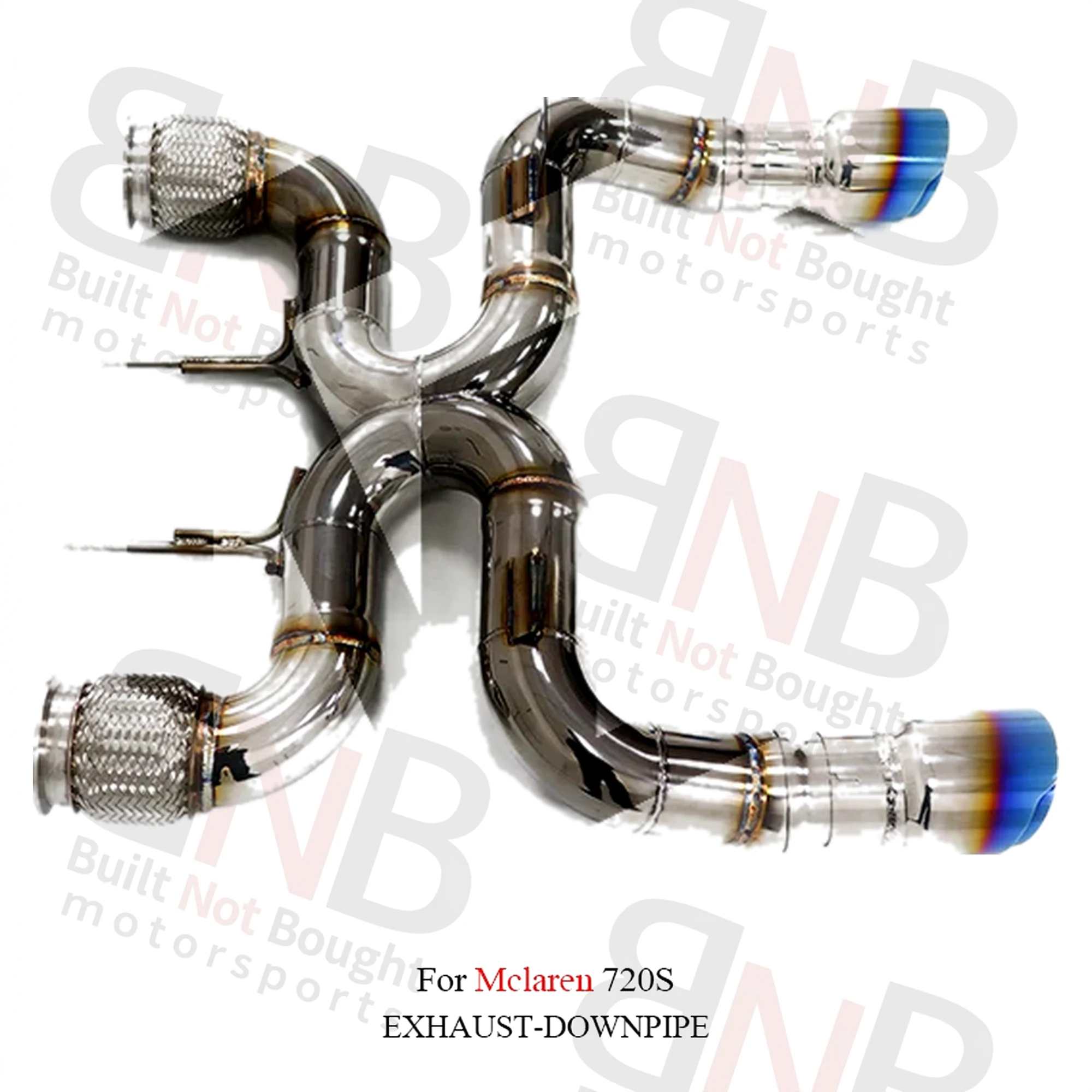 BNB Titaniumz Straight Pipe Catback Exhaust System for McLaren 720S