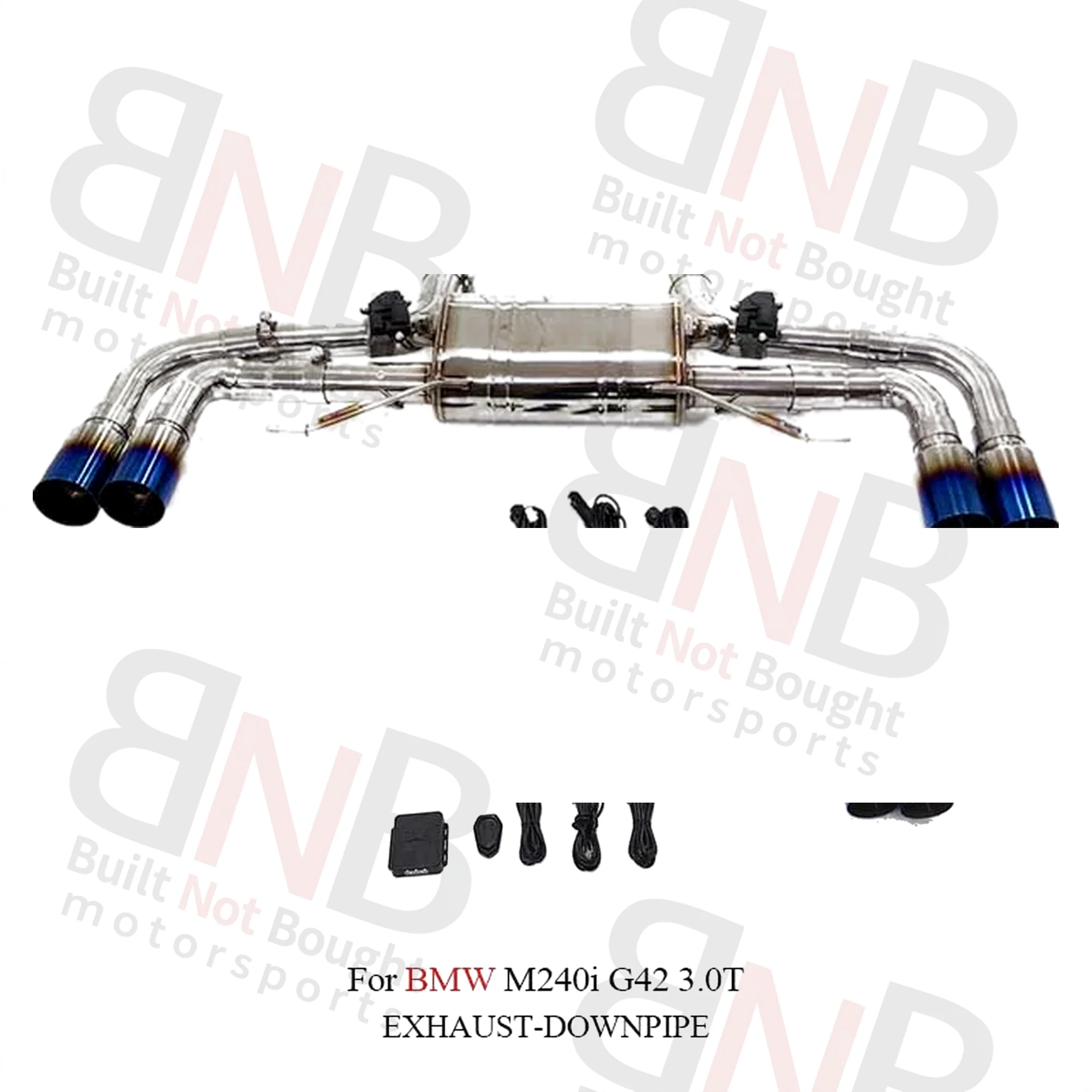 BNB Titaniumz Stainless Steel Exhaust System Valve Catback for BMW M240i G42 3.0T
