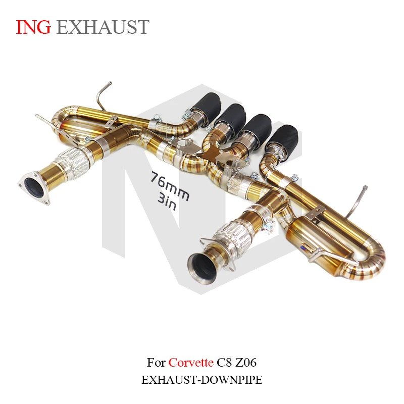 BNB Titaniumz Catback Exhaust System for Chevrolet Corvette C8 Z06