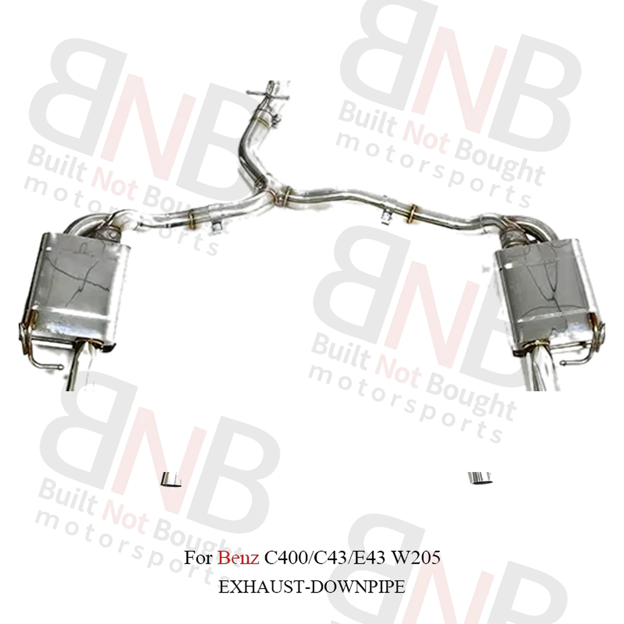 ING for 2017+ Benz AMG C43 E43 E400 3.0T Stainless Steel 304 Catback Exhaust Valve Valve Exhaust with Remote Control