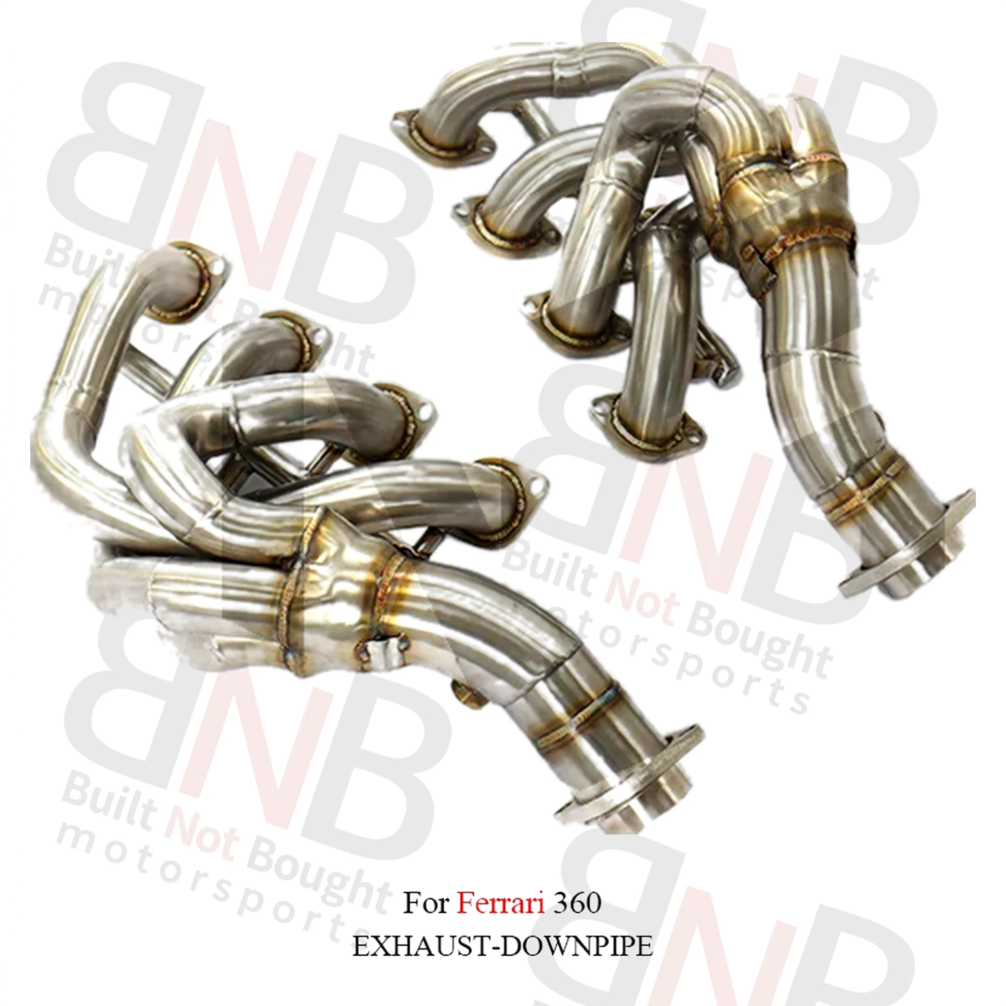 BNB Titaniumz Stainless Steel Exhaust Headers for Ferrari 360 3.6L