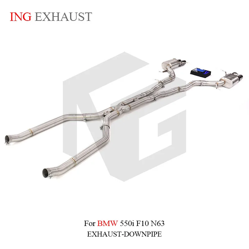 BNB Titaniumz Catback Exhaust System for BMW 550i F10 N63 Stainless Steel