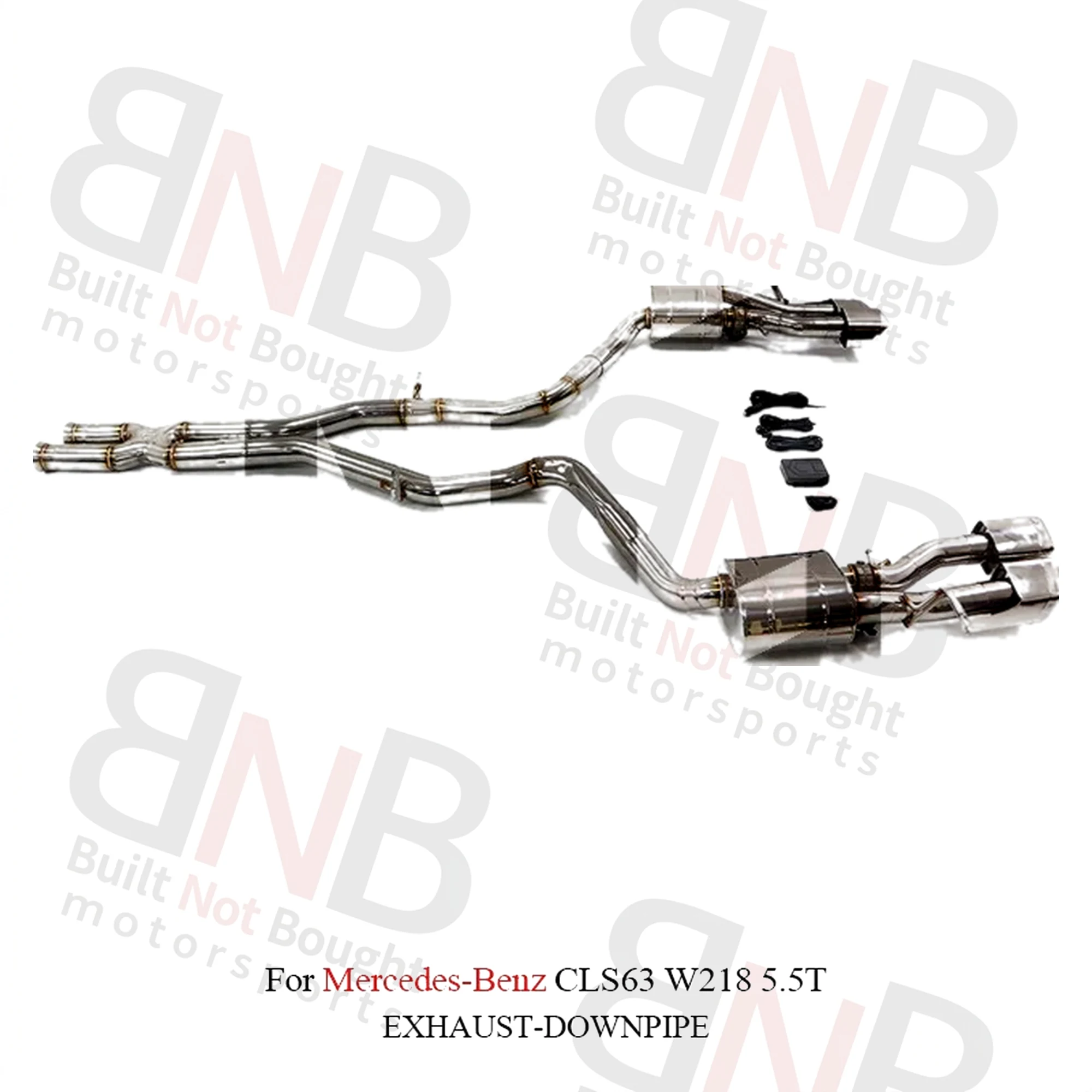 BNB Titaniumz Stainless Steel Valvetronic Exhaust for Mercedes CLS63 5.5T