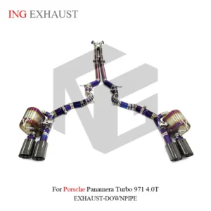BNB Titaniumz Titanium Valvetronic Exhaust Catback for Porsche Panamera Turbo 971 4.0T