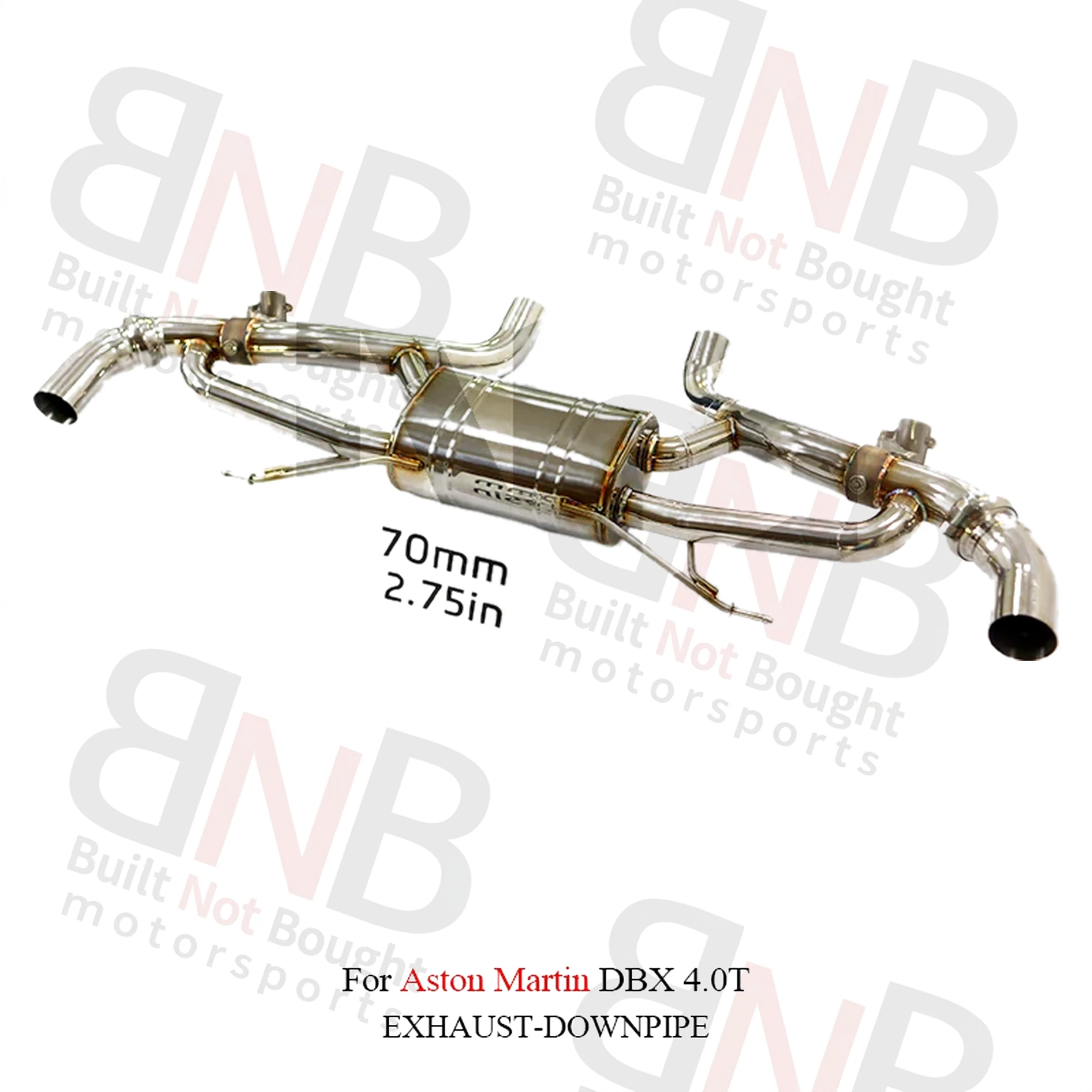 BNB Exhaust Catback Stainless Steel Pipes for Aston Martin DBX 4.0T