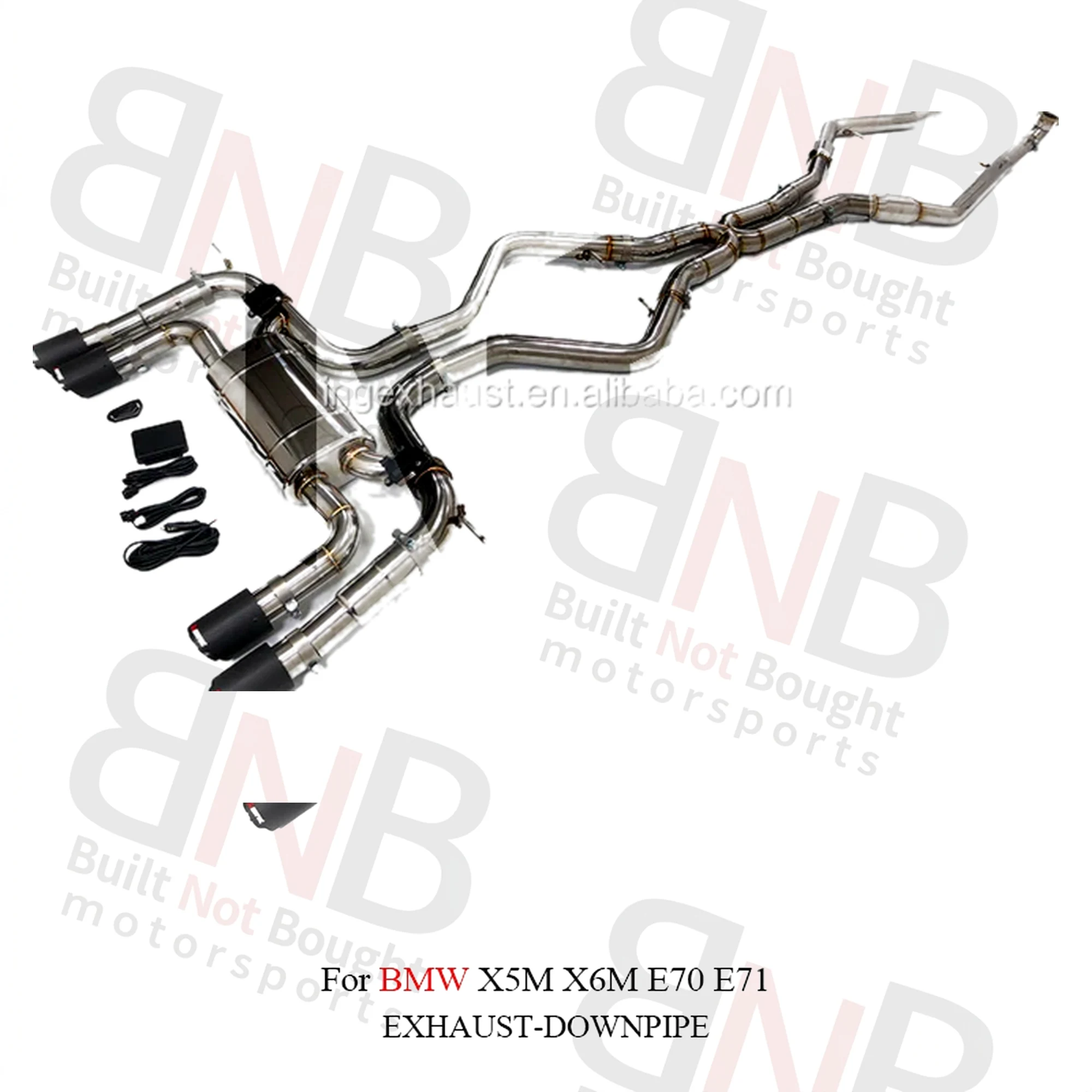 BNB Titaniumz Stainless Steel Catback Exhaust System X5M X6M 4.4T