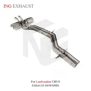 BNB Titaniumz Stainless Steel Exhaust Catback for Lamborghini URUS High Flow Silvery