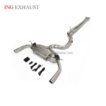 BNB Stainless Steel Catback Exhaust for Audi RS3 TTRS Silver 120x60x30cm