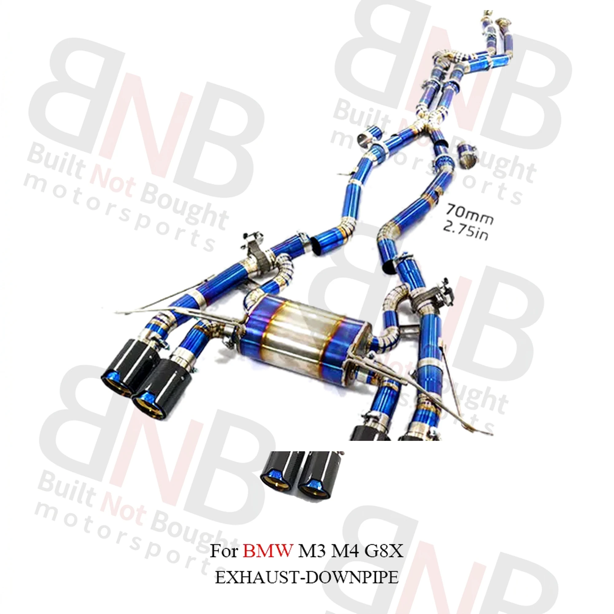 BNB Titaniumz Valvetonic Exhaust Catback for BMW M3 M4 G8X