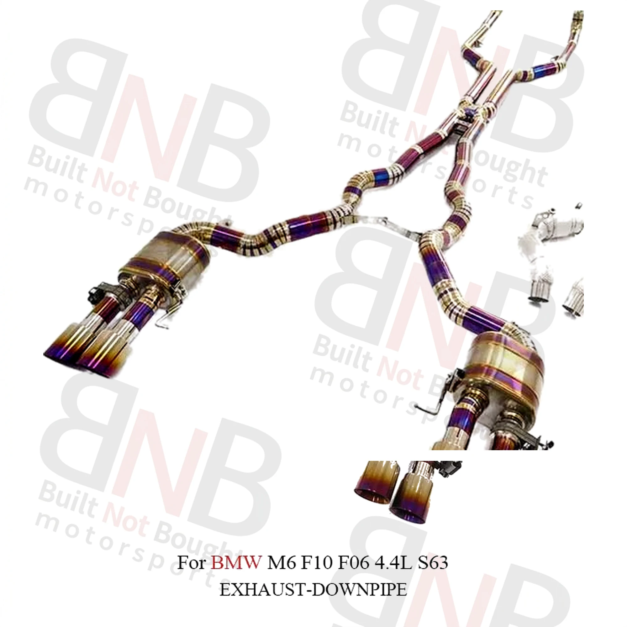 BNB Titaniumz Titanium Alloy Exhaust System for BMW M6 4.4L S63