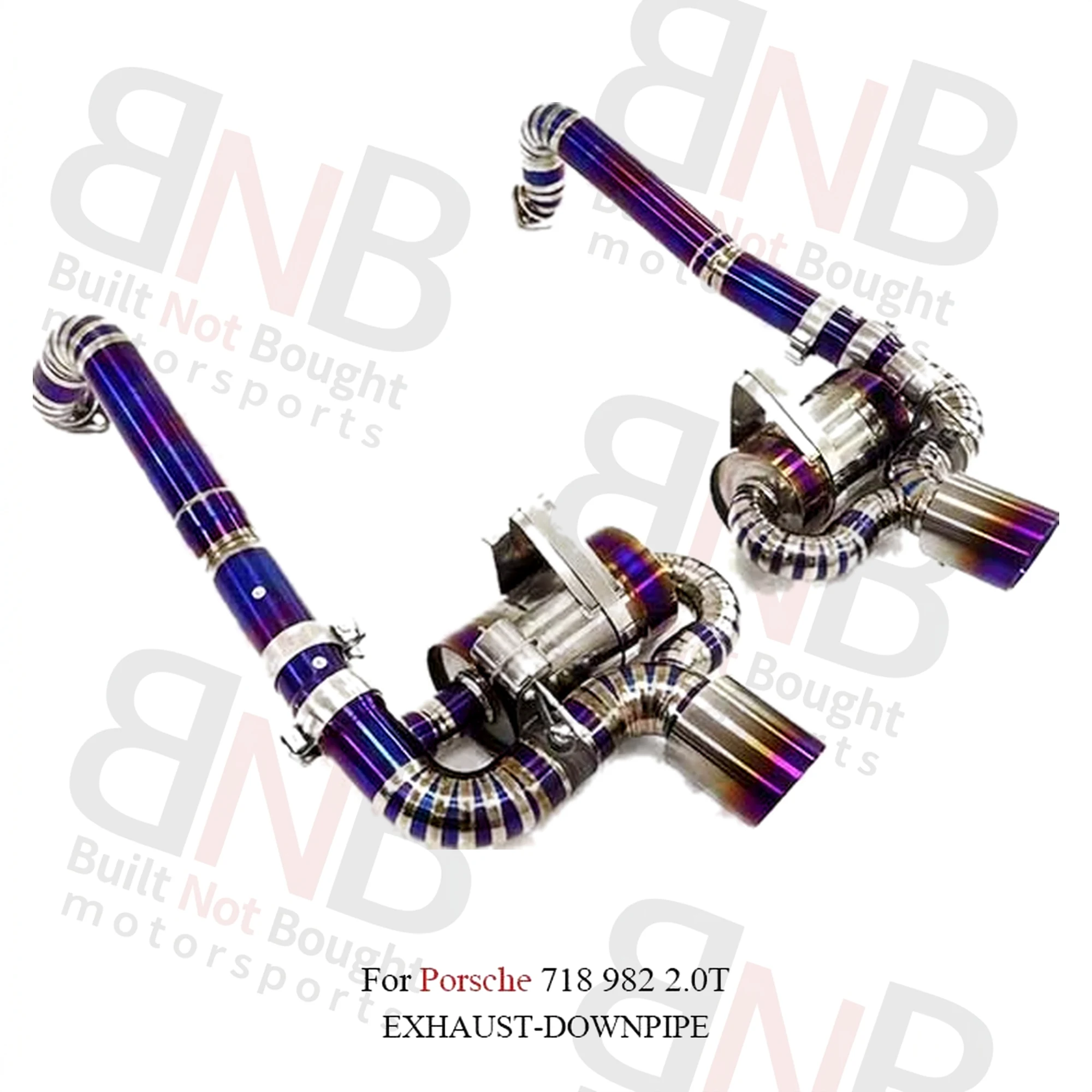 BNB Performance Titanium Catback Exhaust for Porsche 718 982 2.0T GT4