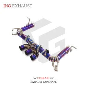 BNB Titaniumz Catback Exhaust for Ferrari 458 Italia Spider 4.5L