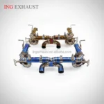 BNB Titaniumz Catback Exhaust Pipe for Ferrari 458 Muffler with Valve