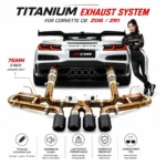 BNB Titaniumz Catback Exhaust System for Chevrolet Corvette C8 Z06