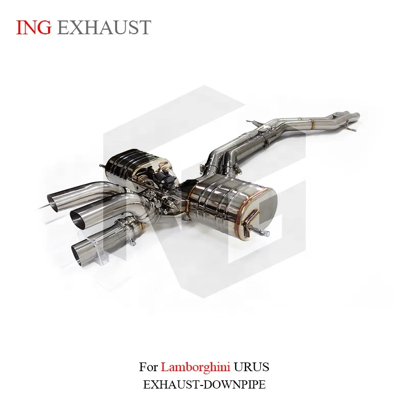 BNB Titaniumz Stainless Steel Exhaust Catback for Lamborghini URUS High Flow Silvery