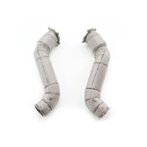 BNB Titaniumz McLaren 720S 4.0T Stainless Steel Exhaust Downpipe Silver
