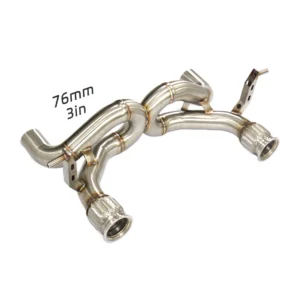 BNB Titaniumz Catback Exhaust Double X Pipe for Lamborghini Huracan EVO STO