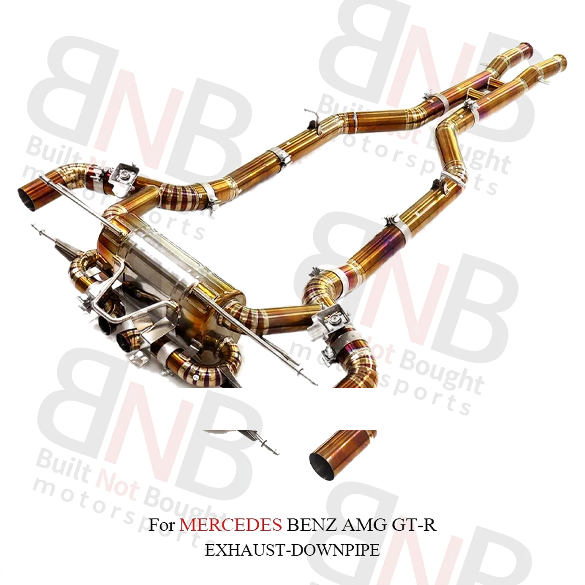 BNB Titaniumz Titanium Valvetronic Exhaust System for Mercedes Benz AMG GT-R