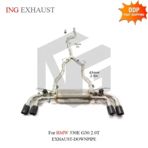 BNB Titaniumz BMW 530E G30 2.0T Stainless Steel Catback Exhaust
