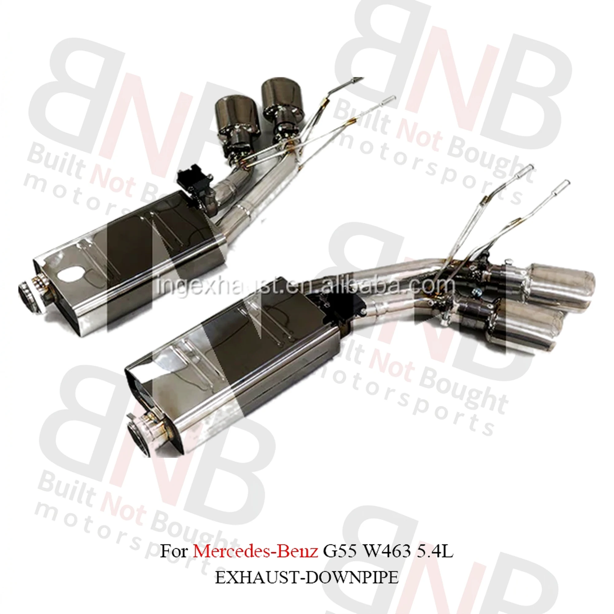 BNB Titaniumz Mercedes Benz G55 W463 5.4L Stainless Steel Catback Exhaust System
