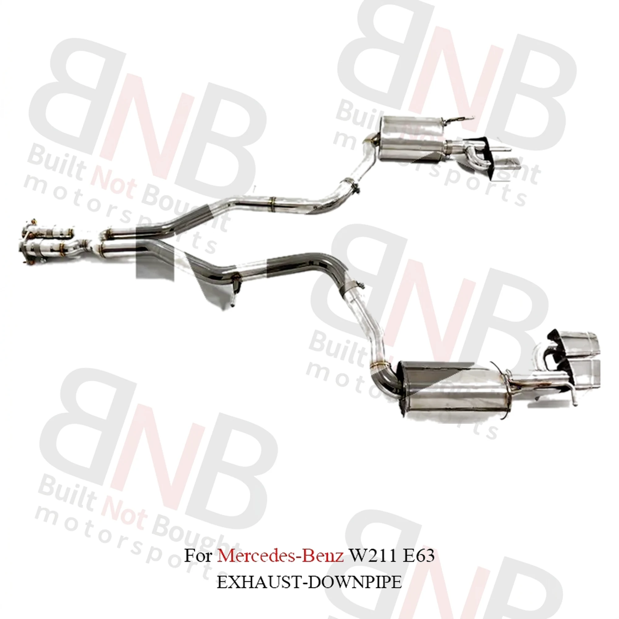 BNB Titaniumz Catback Exhaust 304 Stainless Steel Mercedes E63 W211 6.2L