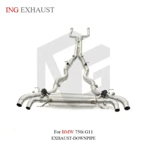 BNB Titaniumz Stainless Steel Catback Exhaust for BMW 750i G11 High Flow