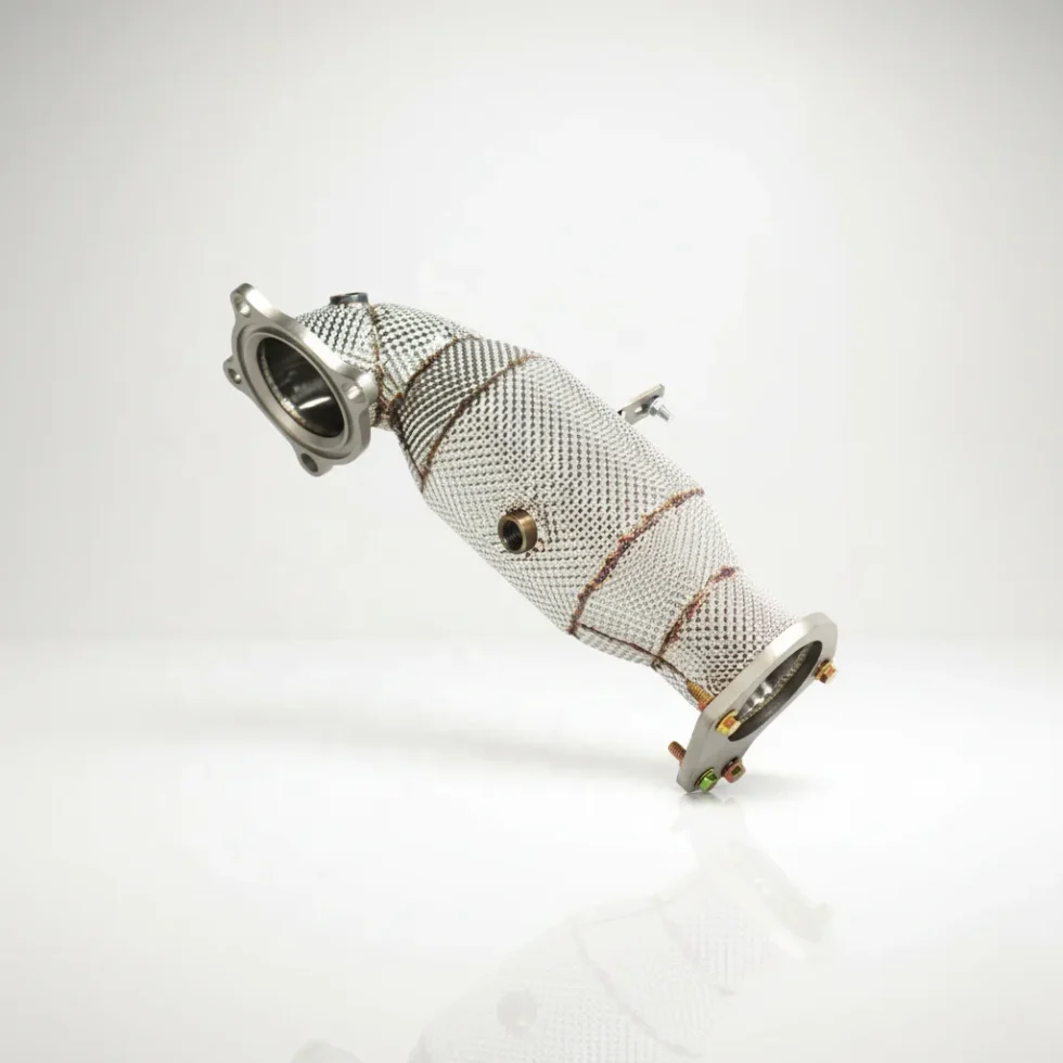 BNB Titaniumz Stainless Steel Heat Shield Downpipe for Chevrolet Malibu 2.0T