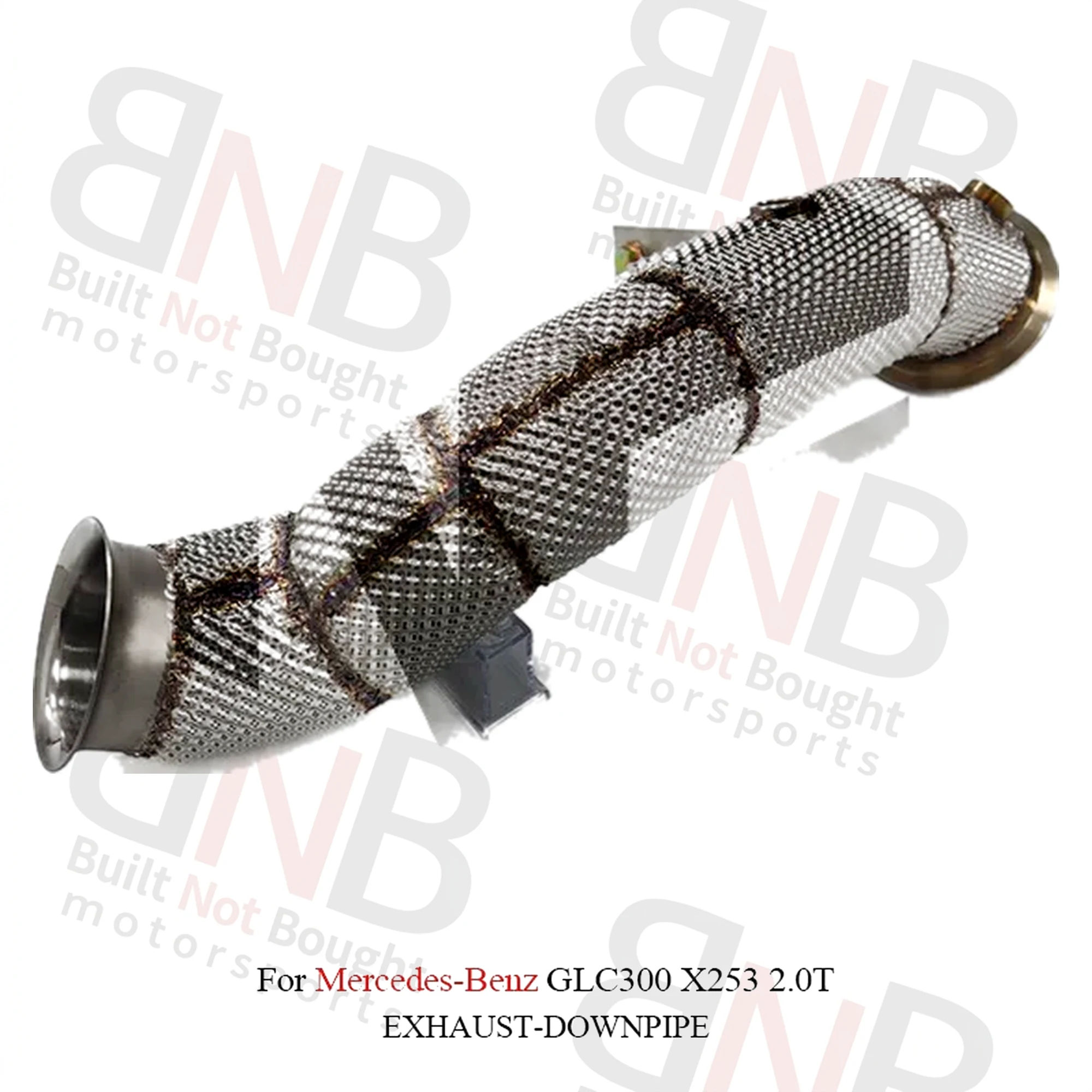 BNB Stainless Steel Downpipe With Heat Shield for Mercedes-Benz GLC300 2.0T
