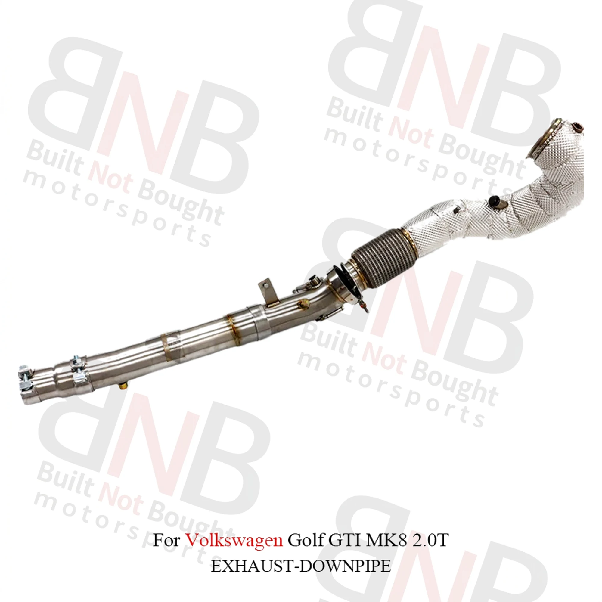 BNB Stainless Steel Exhaust Downpipe for Volkswagen Golf GTI MK8 2.0T