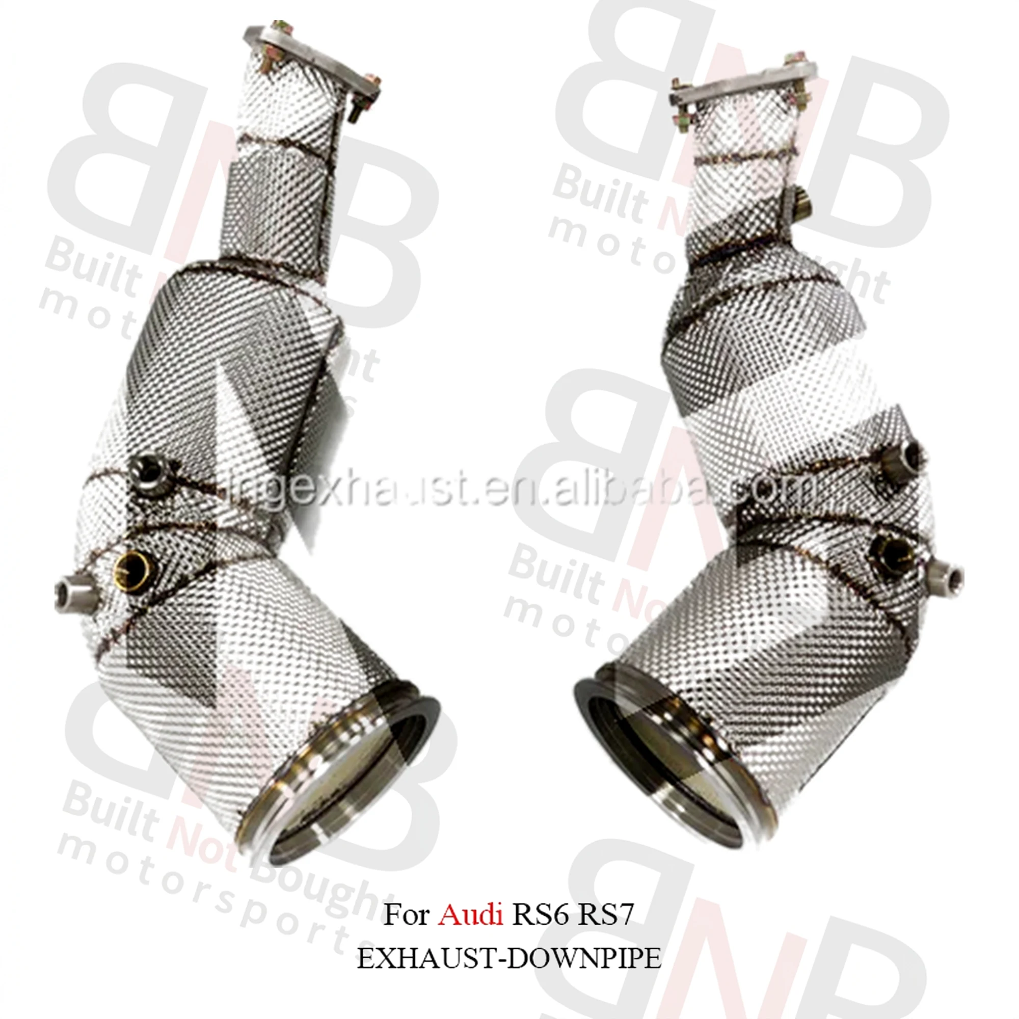 BNB Titaniumz High Flow Catalyzed Downpipe for Audi RS6/RS7 C8 4.0T