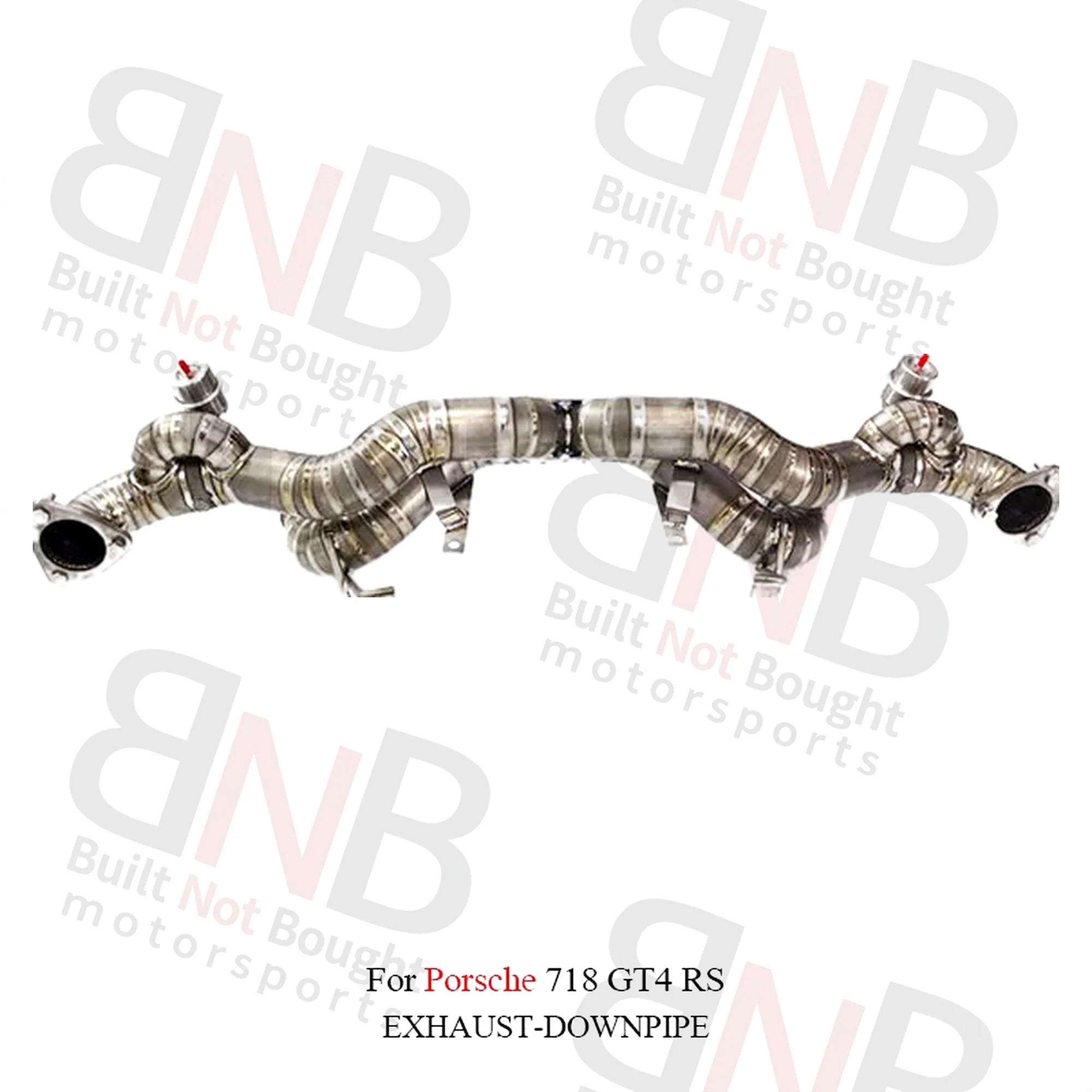 BNB Titaniumz Catback Exhaust System Titanium With Valve for Porsche 718 GT4 RS