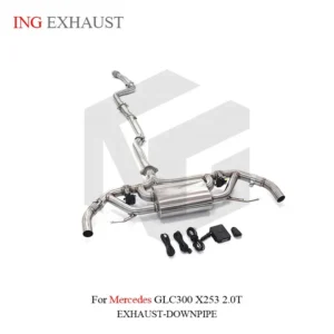 BNB Stainless Steel Valvetronic Catback Exhaust for Mercedes Benz GLC300 X253 2.0T