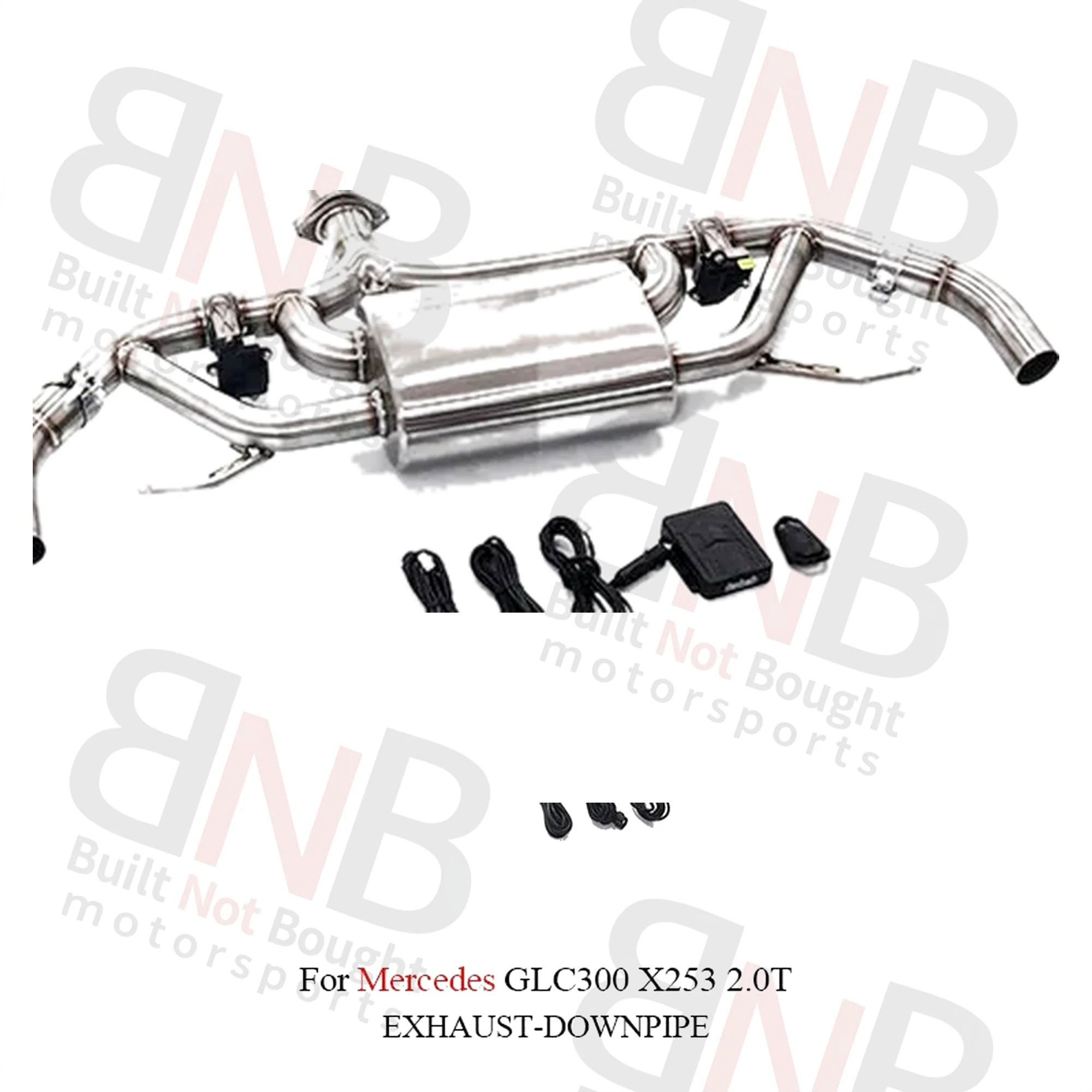 BNB Stainless Steel Valvetronic Catback Exhaust for Mercedes Benz GLC300 X253 2.0T